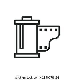 camera roll vector icon