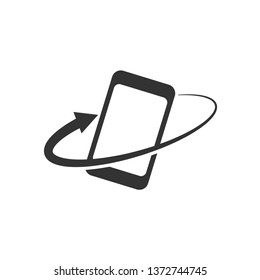 Camera Rotate Symbol for Design Elements, Websites, Presentation and Application - Vector.