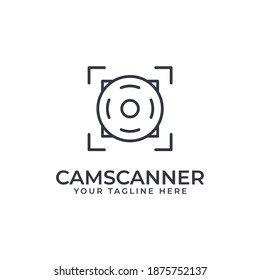 Camera and Scanner Frame Symbol Logo Concept