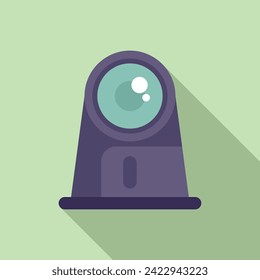 Camera scanner icon flat vector. Scan receipt. Connection sign design