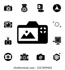 camera screen icon. Detailed set of photo camera icons. Premium quality graphic design icon. One of the collection icons for websites, web design, mobile app on white background
