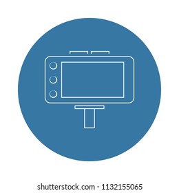 camera screen icon. Element of photo icons for mobile concept and web apps. Badge style camera screen icon can be used for web and mobile apps
