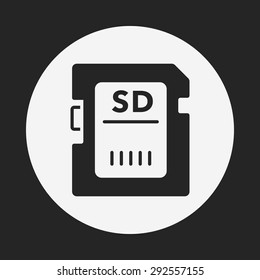 camera SD card icon
