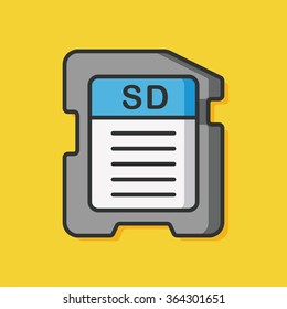 camera SD card icon