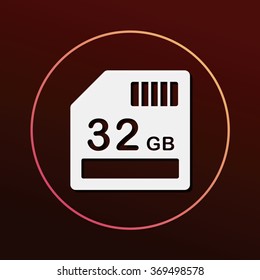 camera SD card icon