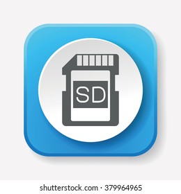 camera SD card icon