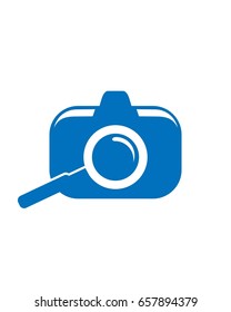 Camera Search Logo Vector
