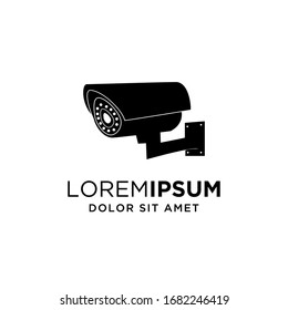 camera security logo design template symbol