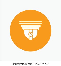 Camera, Security, Secure, Cam. Vector Icon Template background