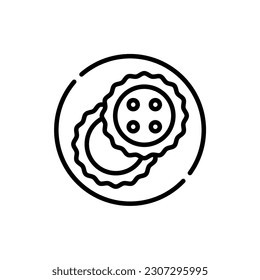 camera sensor icon with black color