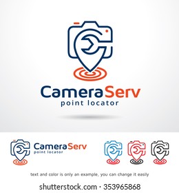 Camera Service Logo Template Design Vector