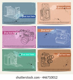 camera. set of cards