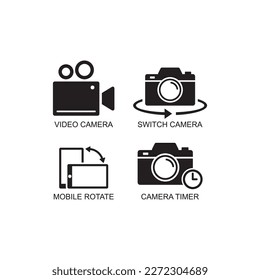 camera set icon , multimedia icon