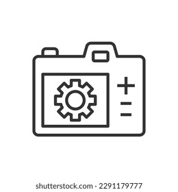 camera setting icon - camera option icon