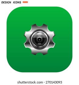 camera Settings. icon. vector design