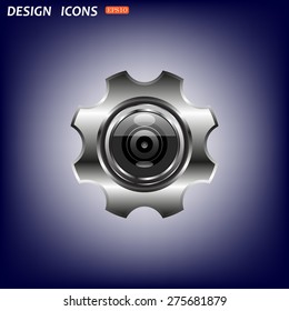 camera Settings. icon. vector design