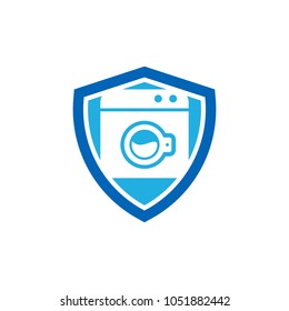 Camera Shield Logo Icon Design