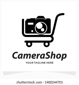 Camera Shop Logo Design Template