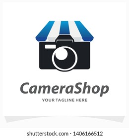Camera Shop Logo Design Template