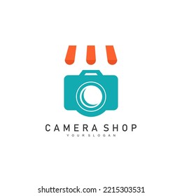 Design-Vektor für Camera-Shop-Logos
