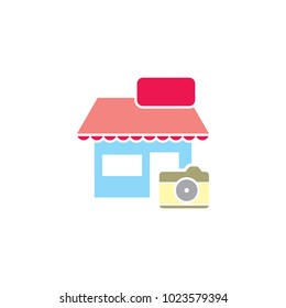 Camera Shop Logo Icon Design