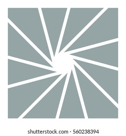 Camera shutter apertures vector illustration