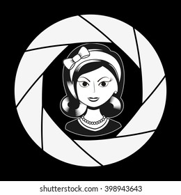 camera shutter background