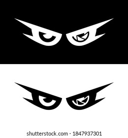 Logotipo fotográfico de los ojos de obturador de cámara