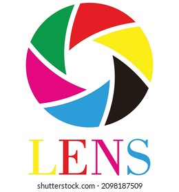 Kameraauslösesymbol, Apertur und Fotografie , Element für Infografik , Illustration ,