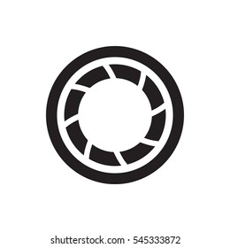 camera shutter icon illustration isolated vector sign symbol