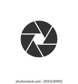 Kamerafahrtssymbol. einzeln auf weißem Hintergrund. Vektorgrafik