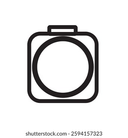 Camera shutter icon, photo camera icon. Vector on isolated background. EPS 10