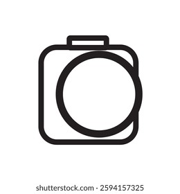 Camera shutter icon, photo camera icon. Vector on isolated background. EPS 10