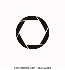 Camera shutter  icon Vector design.