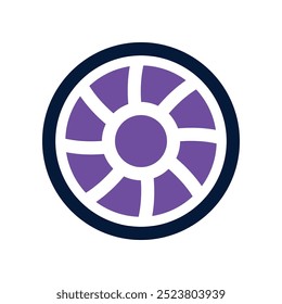 ícone do obturador da câmera. ícone de tom duplo vetorial para o seu site, celular, apresentação e design de logotipo.