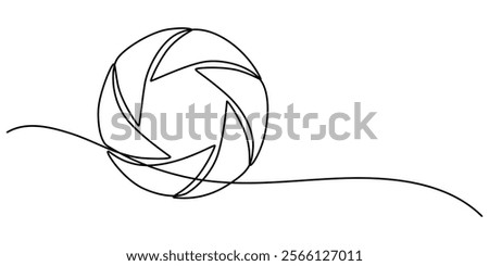 Camera shutter icons, Camera lens icon line continuous drawing vector. One line Camera lens icon vector background. Aperture of the cameray icon. Continuous outline of a Camera shutter icon. pro one. 