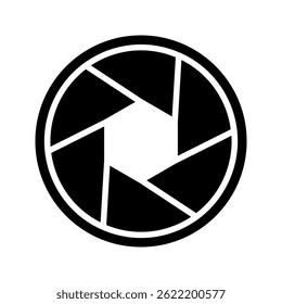 Camera Shutter icons. for mobile concept color editable
