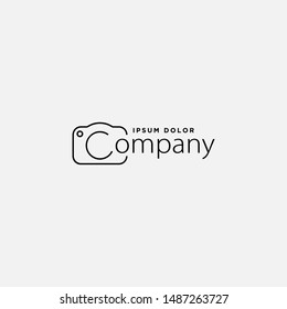 Camera Shutter logo Design Vector Illustration Icon