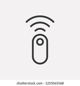 Camera shutter remote control icon isolated on background. Photography symbol modern, simple, vector, icon for website design, mobile app, ui. Vector Illustration