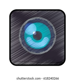 Camera shutter symbol