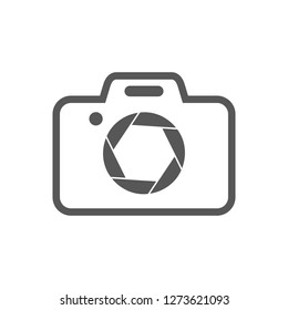 Camera Shutter Symbol Design