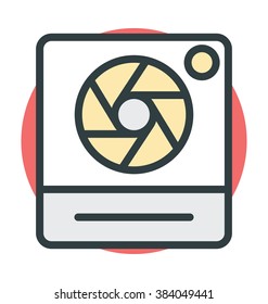 Camera Shutter Vector Icon