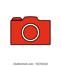 camera sign    vector illustration