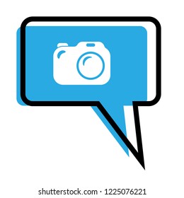 camera sign,label. camera speech bubble. camera tag sign,banner