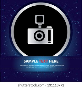 Camera sign,vector