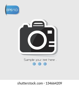 Camera sign,vector