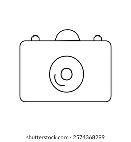 camera silhouette icon design template