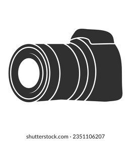 Camera Silhouette Vector, Photography Silhouette, Camera Icon, Camera Vector, Photography Icon, World Photography, World Photography Day, Photographer Logo, Photographer vector