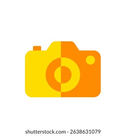 Camera — simple colorful vector icon