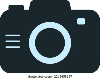 icono de la cámara simple y lindo
